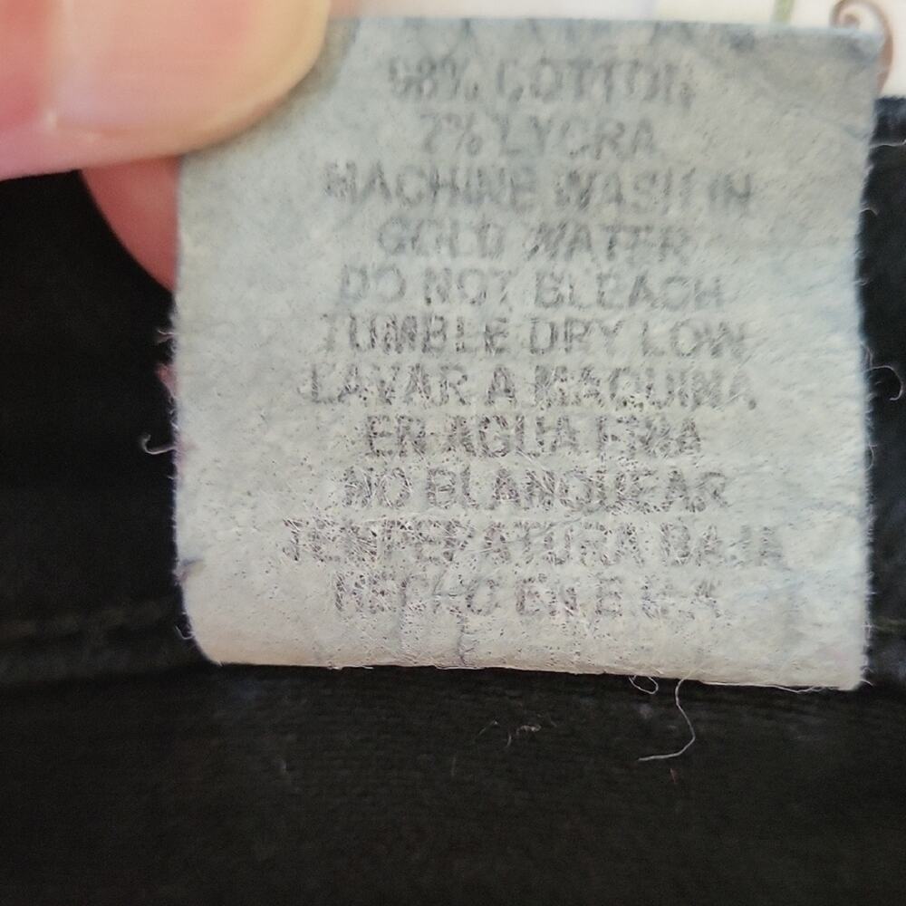 Women's Parkers Jeans Size 14 Mid Rise Dark Blue Straight Leg Jeans 30W X 32L - Picture 11 of 12